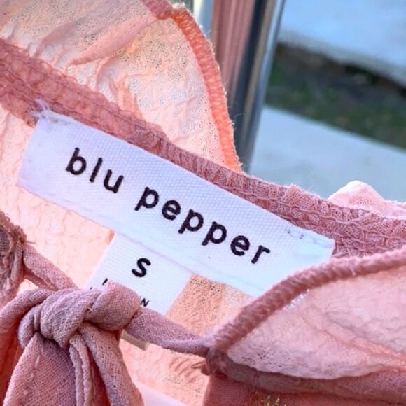 Take 50% OFF- Blu Pepper Fancy Blouse, Size-S - Picture 8 of 8